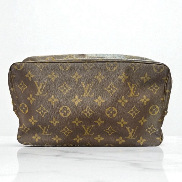 Louis Vuitton Monogram Leather Toiletry Trousse 28 Clutch Bag - Picture 1 of 8